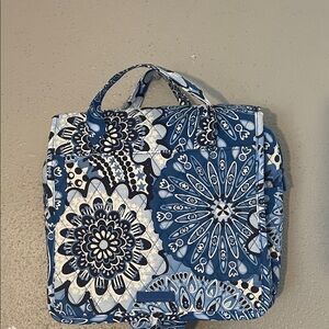 Vera Bradley Blue Patterned Women's travel makeup Bag